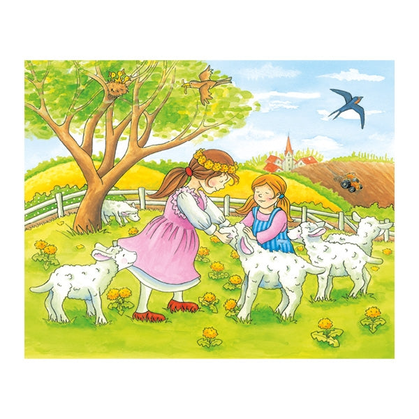 Puzzle 12 Cubi Alla Fattoria - Goki - Art. 57839