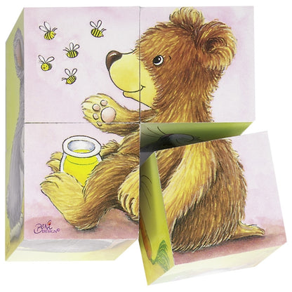 Puzzle 4 Cubi Cuccioli - Goki - Art. 57056