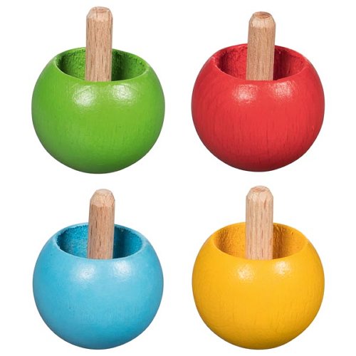 Trottola colorata in Legno - Goki - Art. 62910
