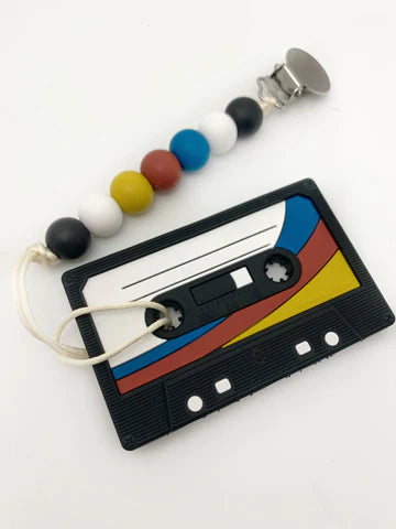 Massaggiagengive in Silicone Musicassetta con Catenella - Gummy Chic - Art. GUM08