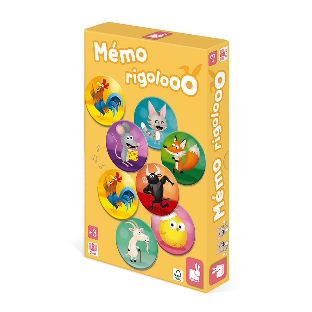 Gioco Memory Rigolooo - Janod - Art. 02736