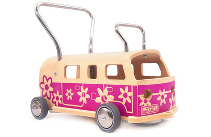 Carretto Primi Passi e Cavalcabile Balòss, Flower Power - Maamuu- Art. MAA003
