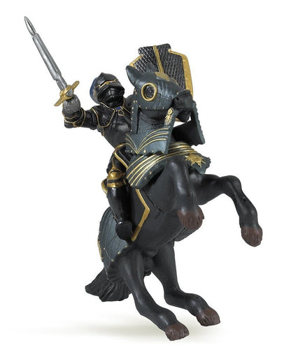 Cavallo Cavaliere Armatura Nera - Papo - Art. 39276