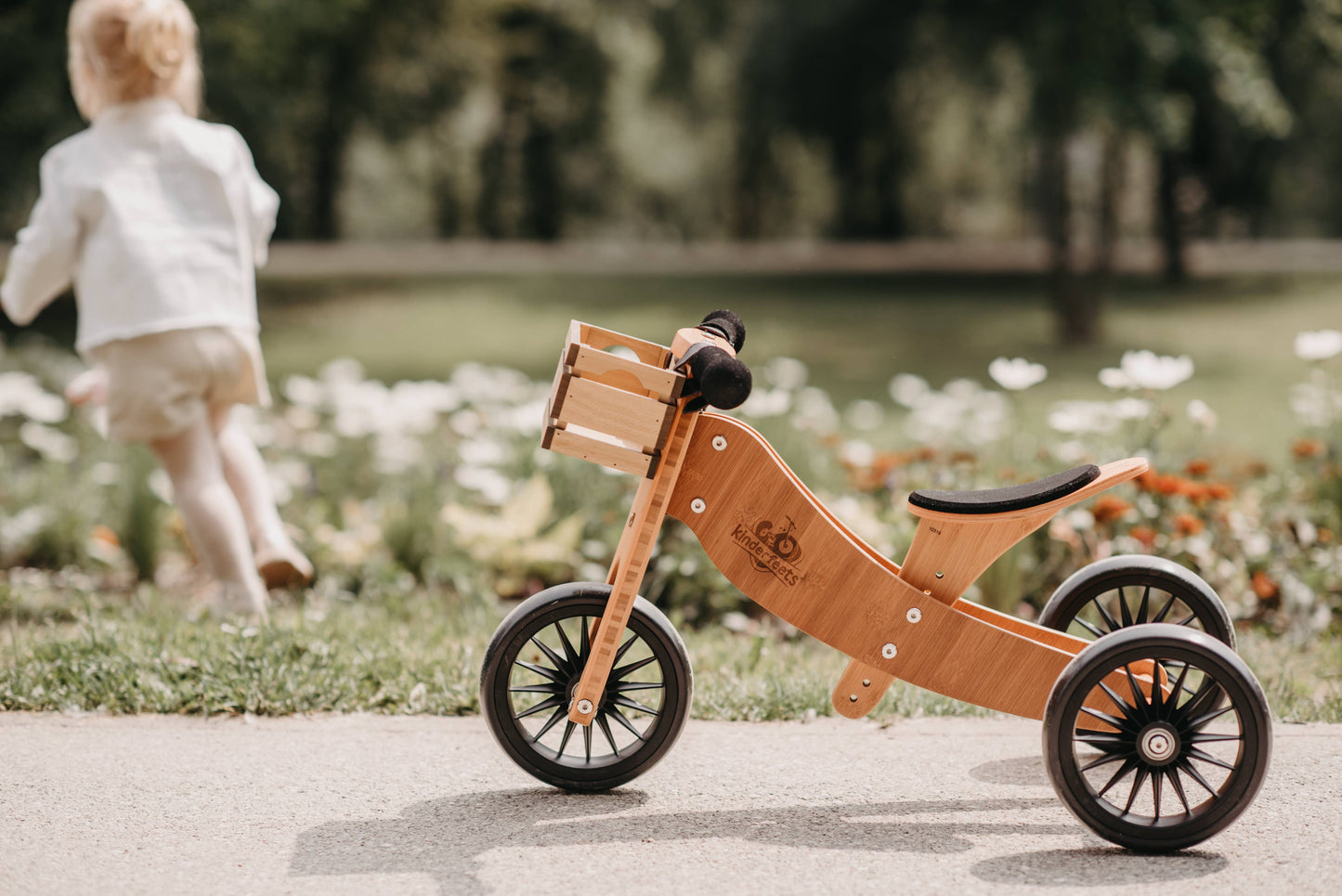 Balance bike e triciclo in bambù 2 in 1 - Kinderfeets - Art. 3600