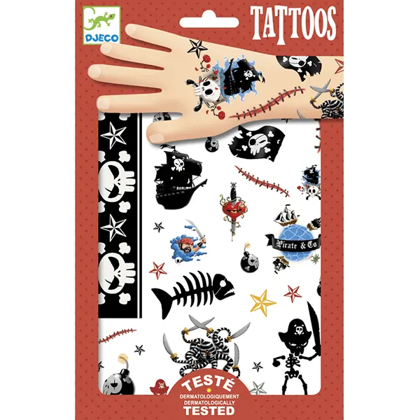 Tattoos Pirati - Djeco - Art. 09584