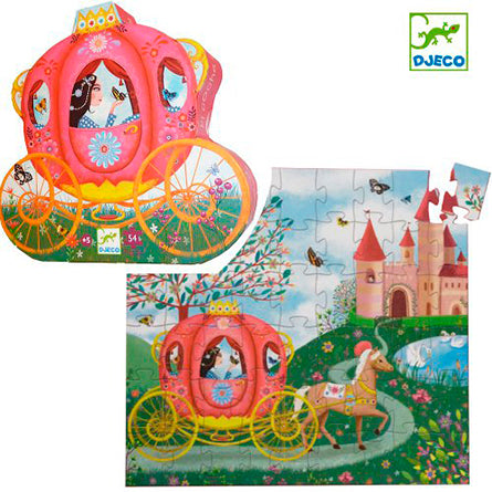 Puzzle La Carrozza di Elisa, 54 pezzi - Djeco - Art. 07254