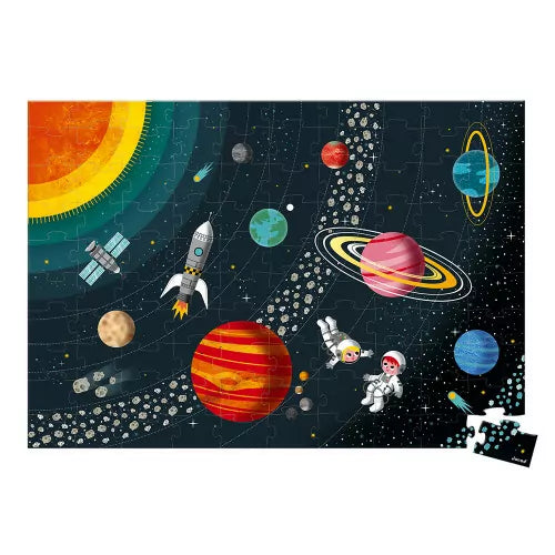 Puzzle Educativo: Il Sistema Solare, 100 pezzi - Janod - Art. 02678