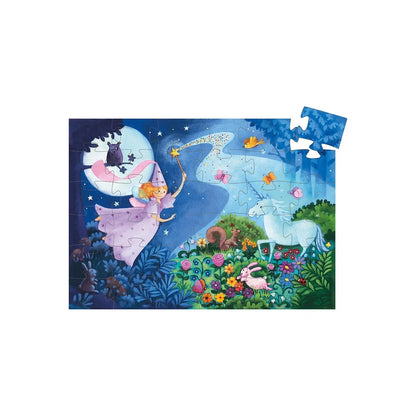 Puzzle La Fata e l'Unicorno, 36 pezzi - Djeco - Art. 07225