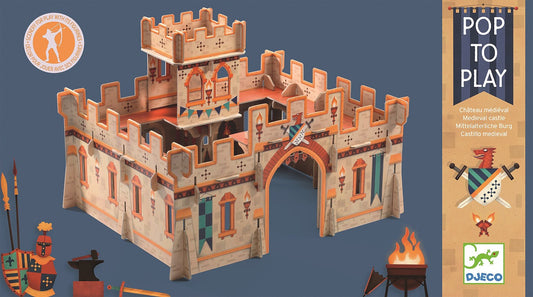 Castello dei Cavalieri in cartonato - Djeco - Art.07714