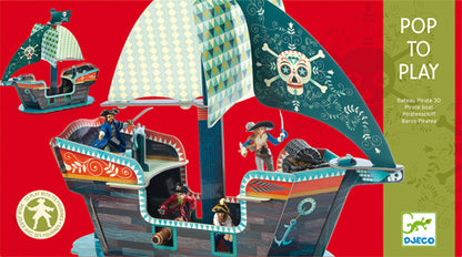 Galeone dei Pirati in cartonato - Djeco - Art. 07709