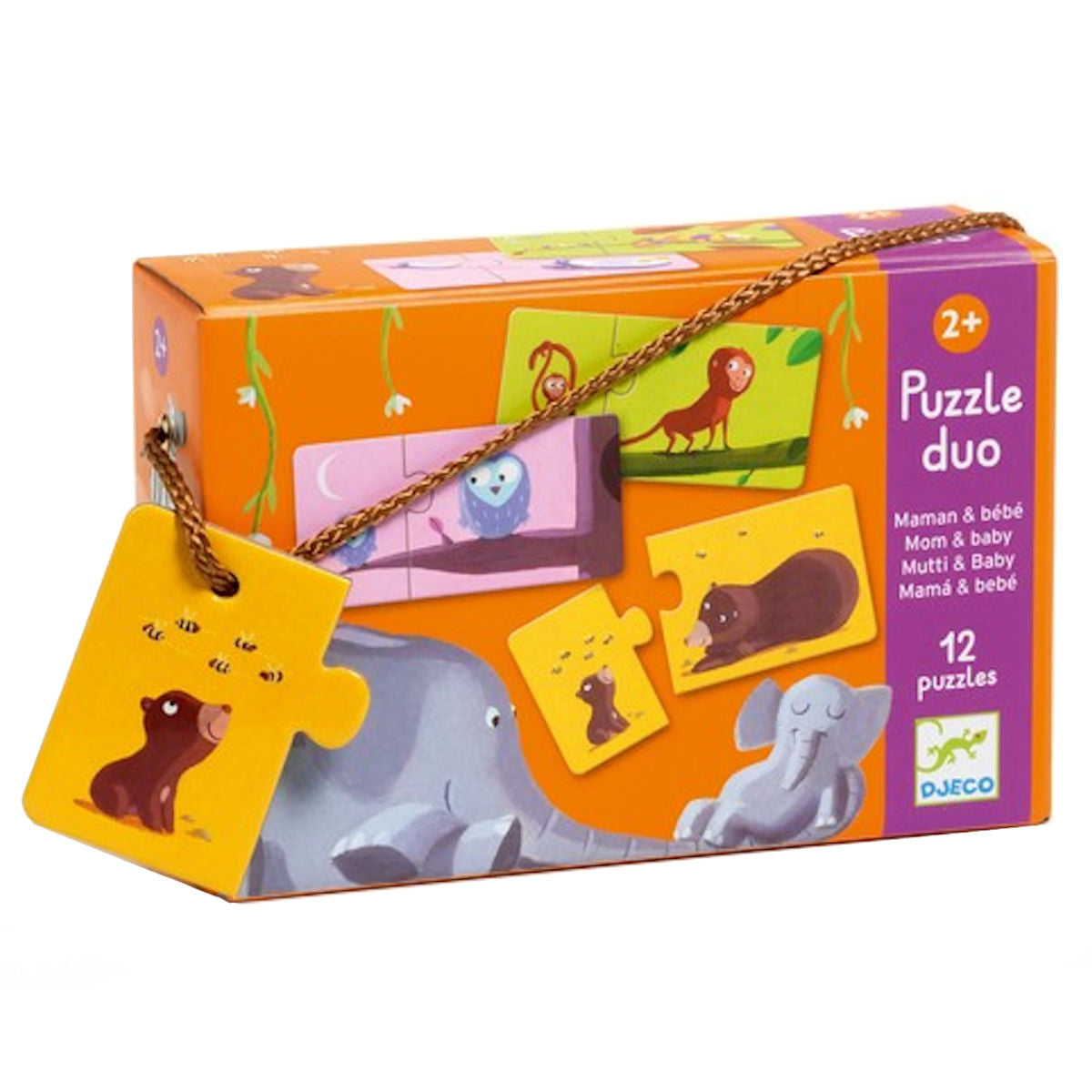 Puzzle Duo: Mamma e Bebè - Djeco - Art. 08157