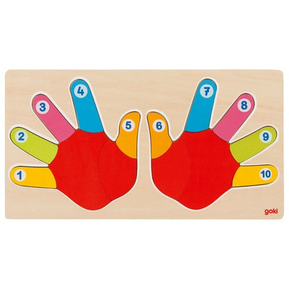 Puzzle Mani e Numeri - Goki - Art. 57875