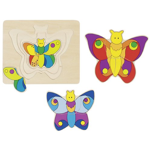 Puzzle 4 strati Farfalla - Goki - Art. 57899