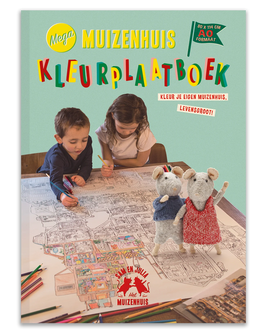Libro da Colorare - The Mouse Mansion - Art. MH01015