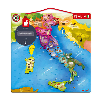 Puzzle Magnetico: Mappa Magnetica dell'Italia - Janod - Art. 05488