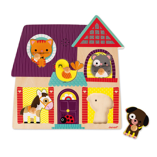 Puzzle Sonoro: I miei piccoli Amici - Janod - Art. 07078