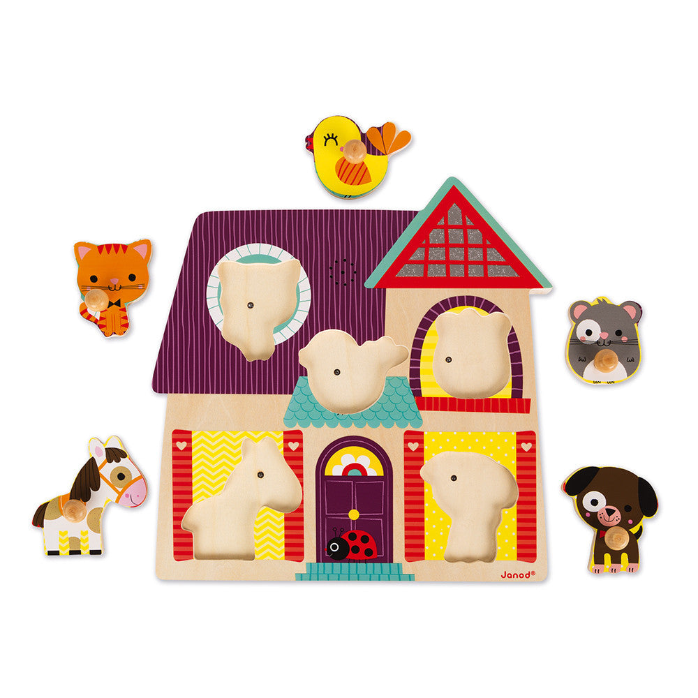 Puzzle Sonoro: I miei piccoli Amici - Janod - Art. 07078
