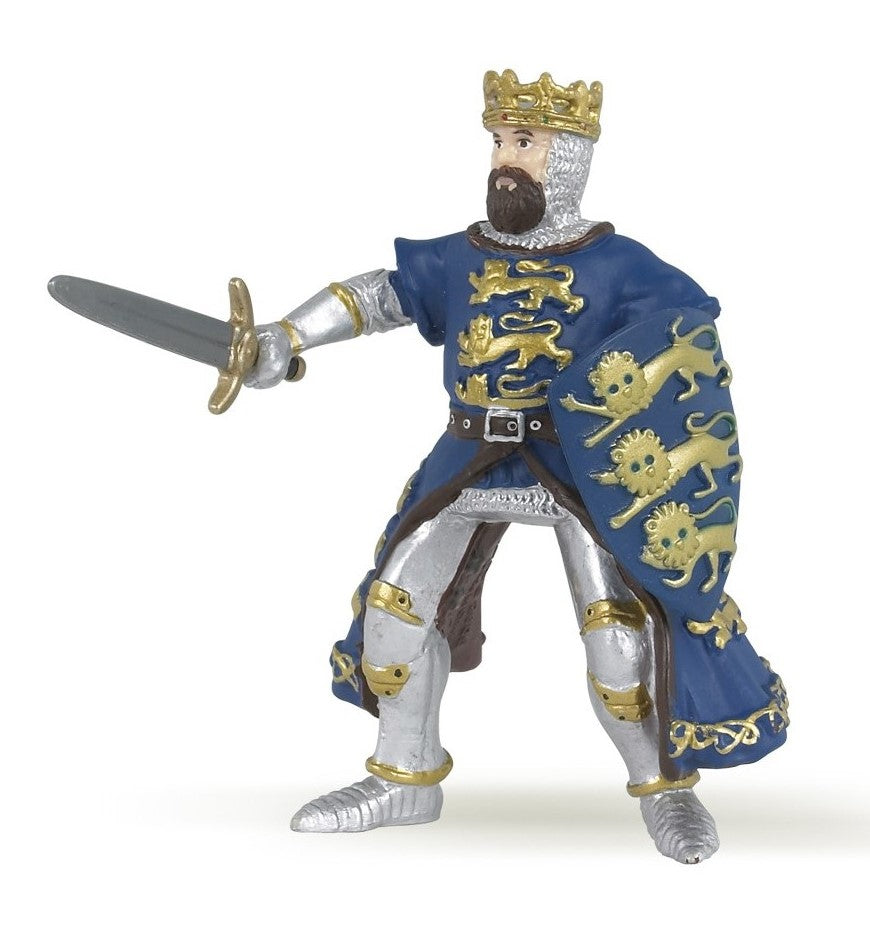 Cavaliere Re Riccardo Blu - Papo - Art. 39329