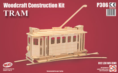 Kit costruzione Tram in legno - QUAY - Art. P306