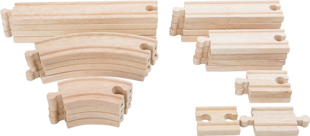 Binari per ferrovia in legno - Small Foot - Art. 10257