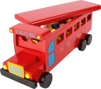 Scuolabus Rosso in legno - Small Foot - Art. 7535