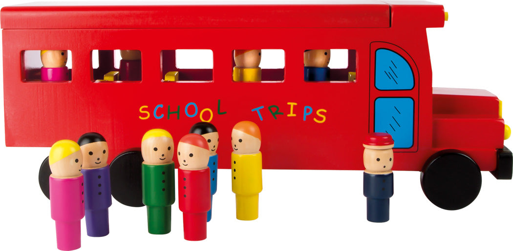 Scuolabus Rosso in legno - Small Foot - Art. 7535